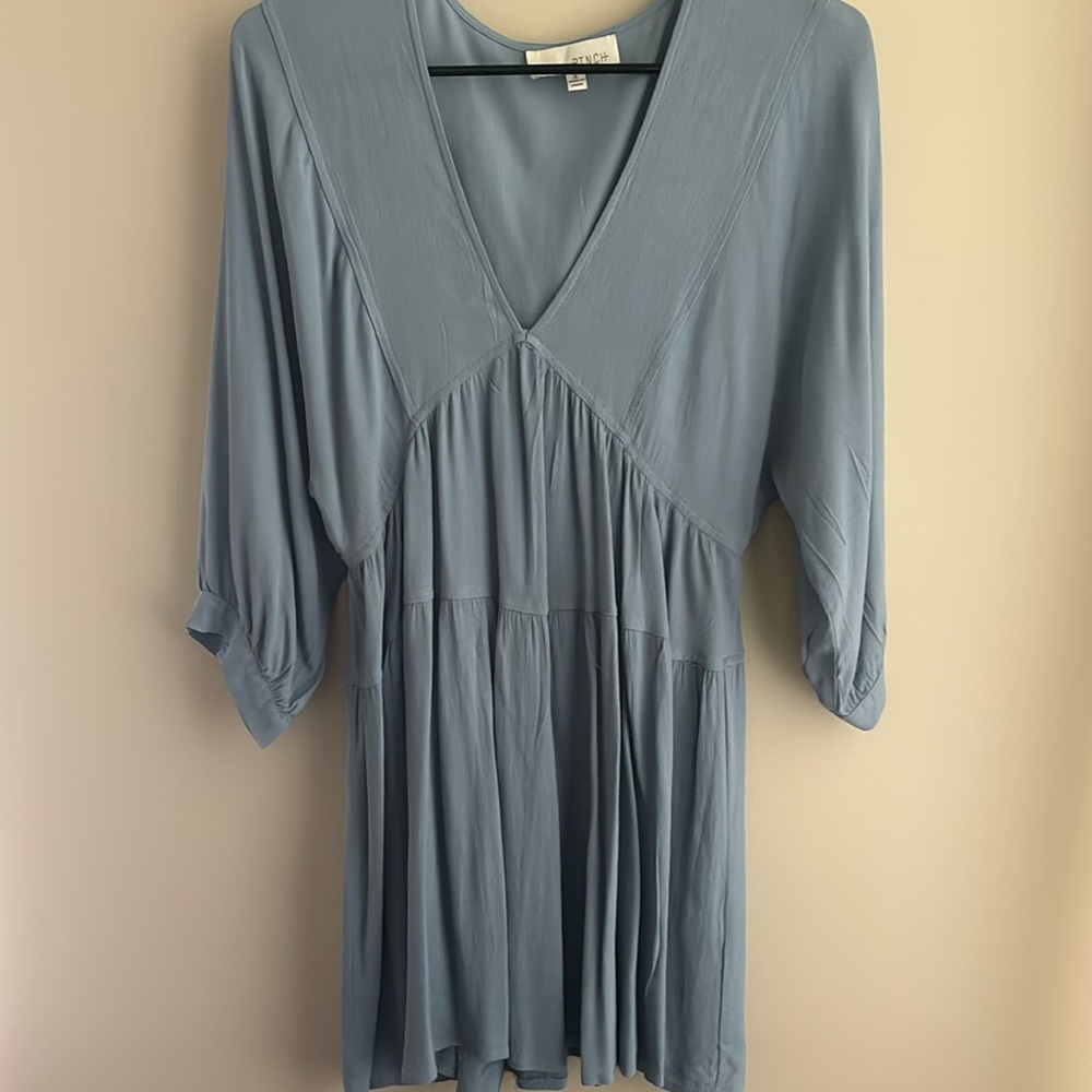 Blue mini dress